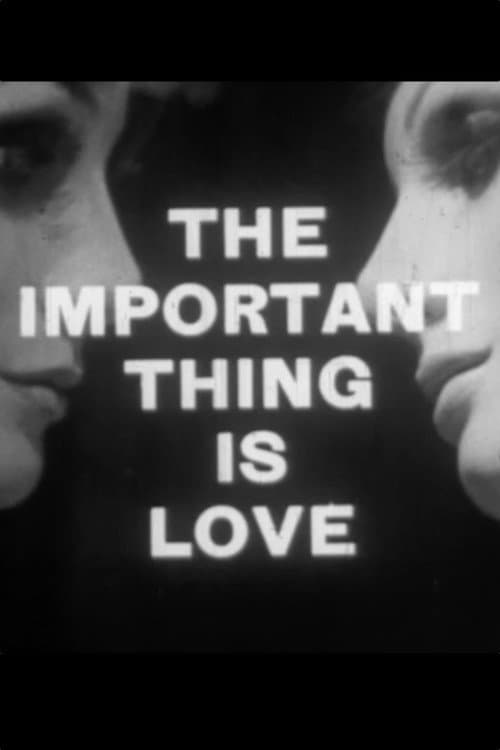 Постер: Important Thing is Love (1971)