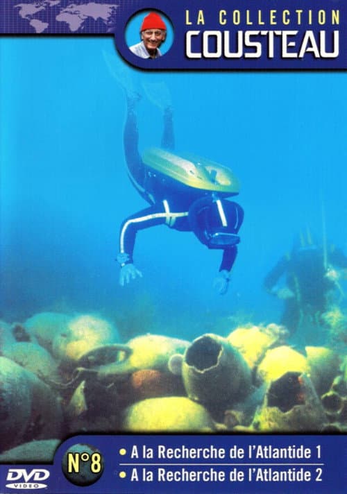 Постер: La collection Cousteau N°8 | À la recherche de l'Atlantide (1re partie) | À la recherche de l'Atlantide (2ème partie)