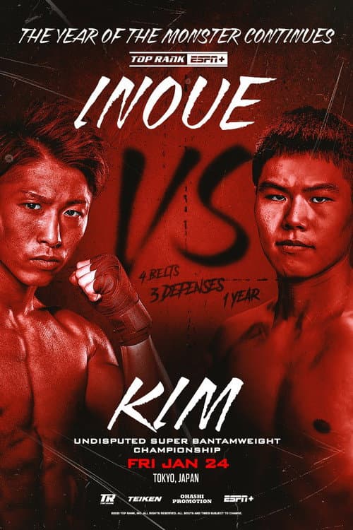 Постер: Naoya Inoue vs. Ye Joon Kim