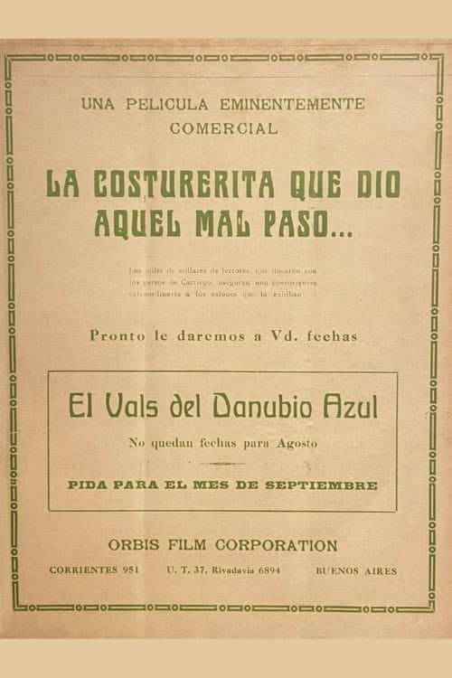 Постер: La costurerita que dio aquel mal paso