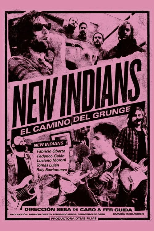 Постер: New Indians: el camino del grunge