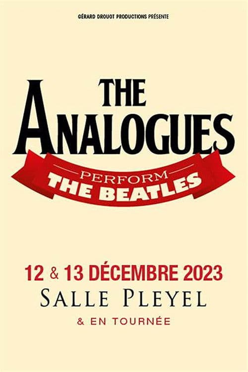 Постер: The Analogues "Hommage aux Beatles" Salle Pleyel, Paris