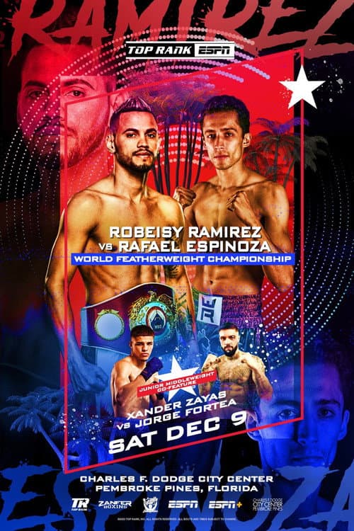 Постер: Robeisy Ramirez vs. Rafael Espinoza