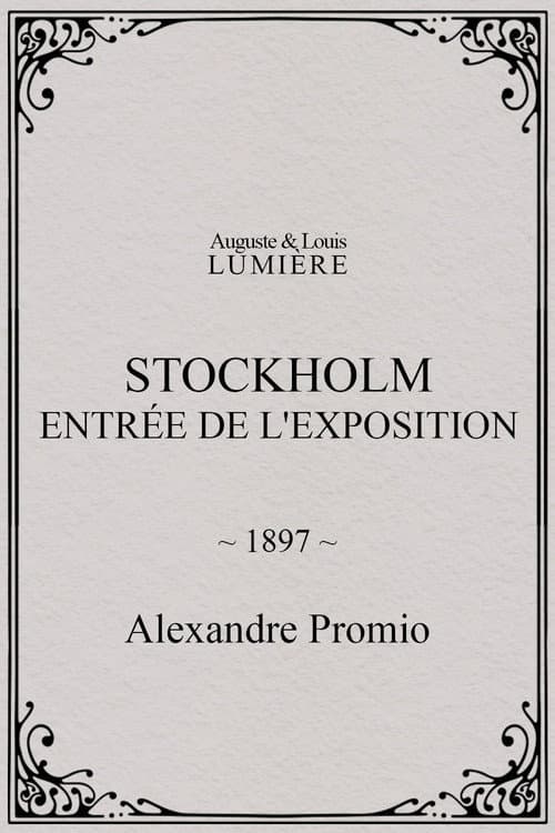 Постер: Stockholm, entrée de l'exposition