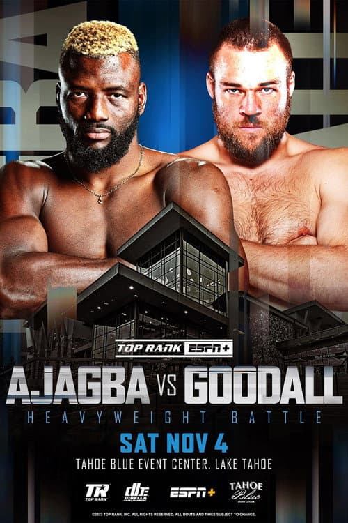 Постер: Efe Ajagba vs. Joe Goodall