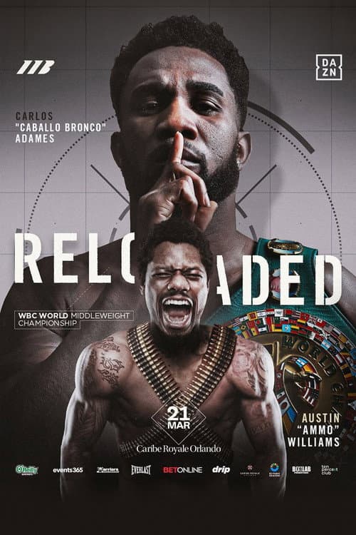 Постер: Carlos Adames vs. Austin Williams