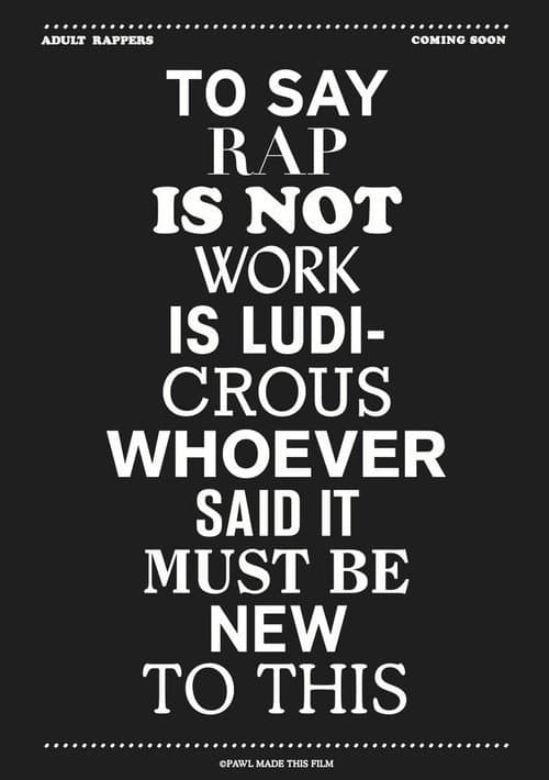 Постер: Adult Rappers