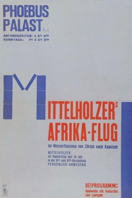 Постер: Mittelholzers Afrikaflug