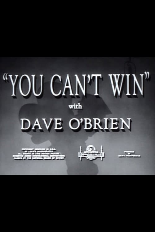 Постер: You Can't Win