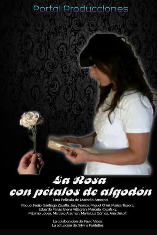 Постер: La rosa con pétalos de algodón