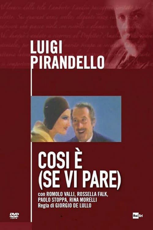 Постер: Così è (se vi pare)