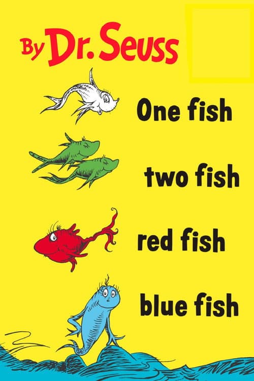 Постер: One Fish, Two Fish, Red Fish, Blue Fish