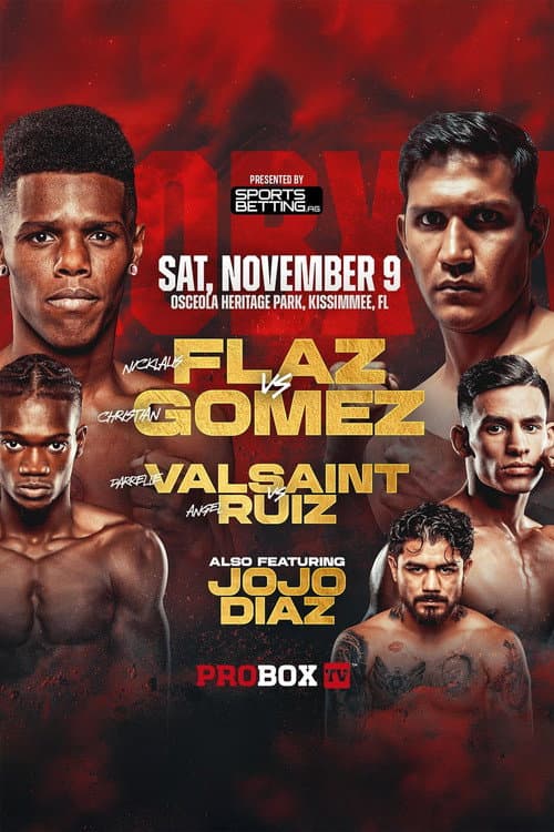 Постер: Nicklaus Flaz vs. Christian Gomez