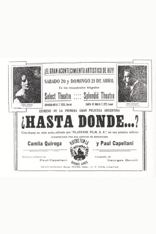 Постер: ¿Hasta donde...?