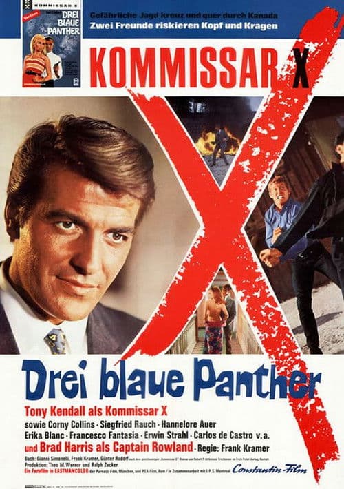 Постер: Kommissar X - Drei blaue Panther