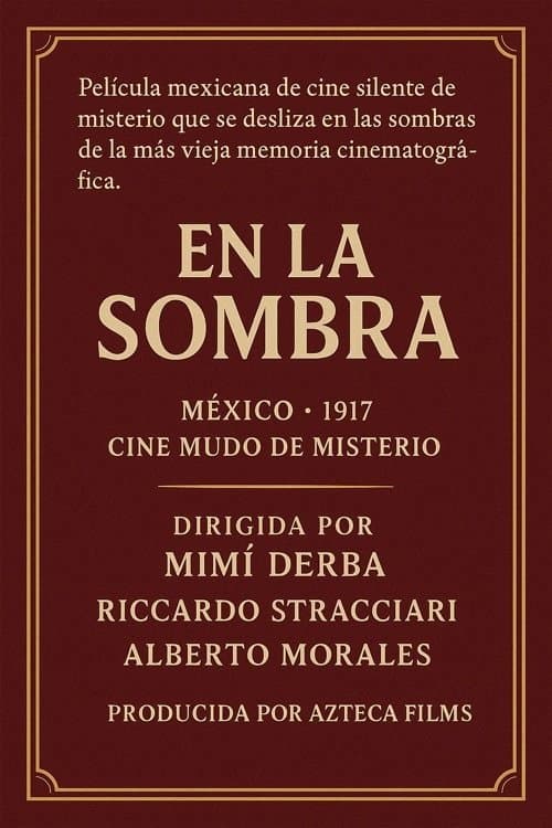 Постер: En la sombra