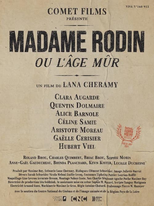 Постер: Madame Rodin ou l'Âge mûr