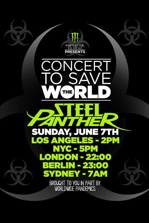 Постер: Steel Panther - Concert To Save The World