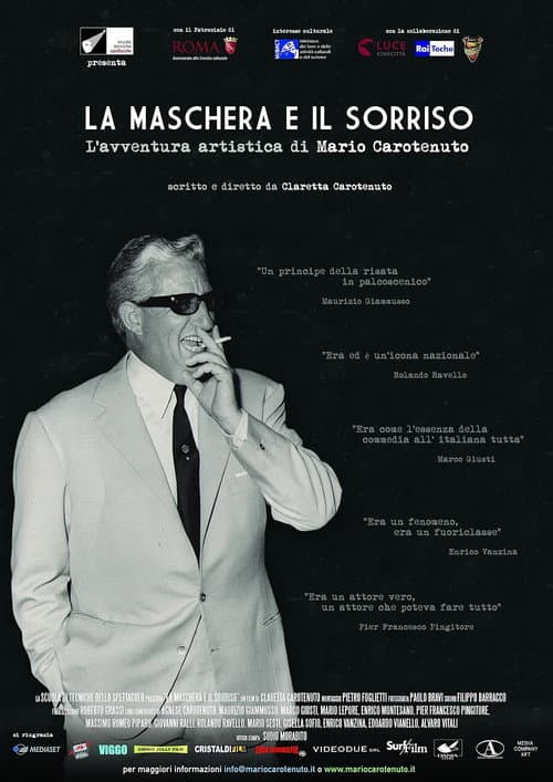 Постер: La maschera e il sorriso – L’avventura artistica di Mario Carotenuto