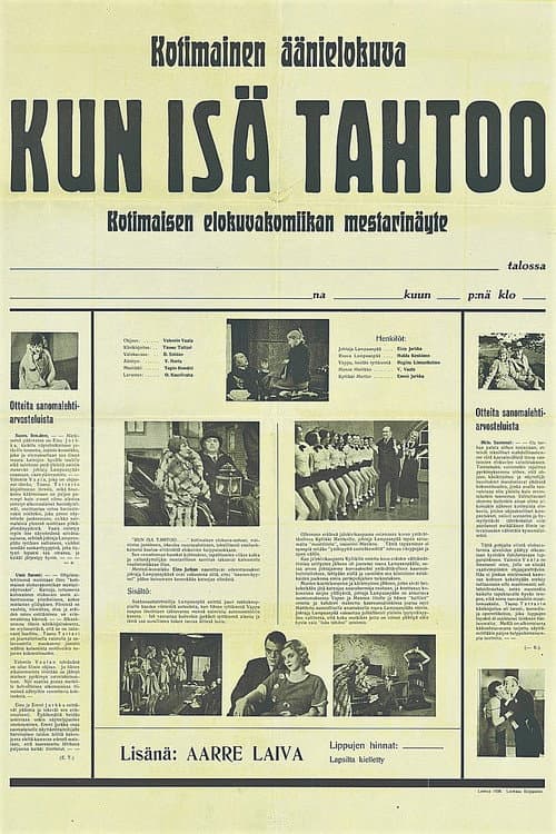 Постер: Kun isä tahtoo…
