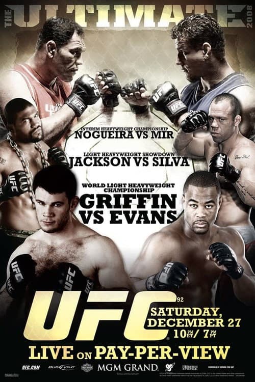 Постер: UFC 92: The Ultimate 2008