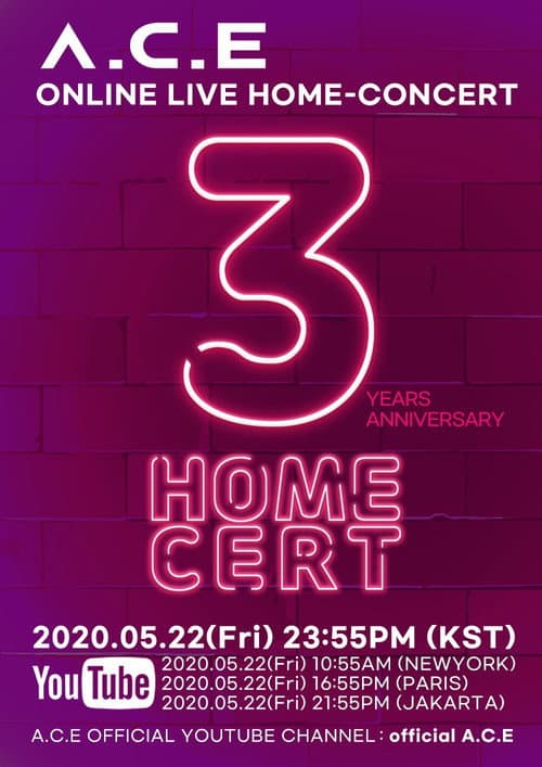 Постер: A.C.E 'HOMECERT' 3RD DEBUT-ANNIVERSARY