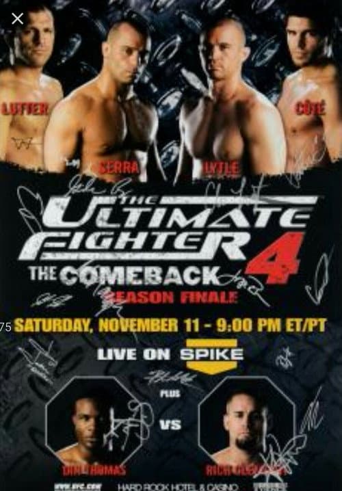 Постер: The Ultimate Fighter 4 Finale