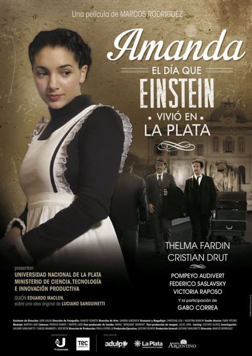 Постер: Amanda, el día que Einstein vivió en La Plata