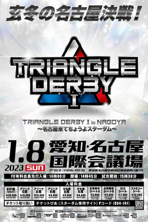 Постер: TRIANGLE DERBY Ⅰ in Nagoya ~名古屋来てちょうよスターダム~
