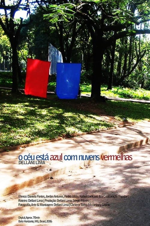 Постер: O Céu Está Azul Com Nuvens Vermelhas