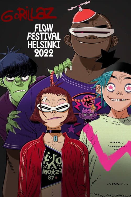 Постер: Gorillaz | Flow Festival 2022