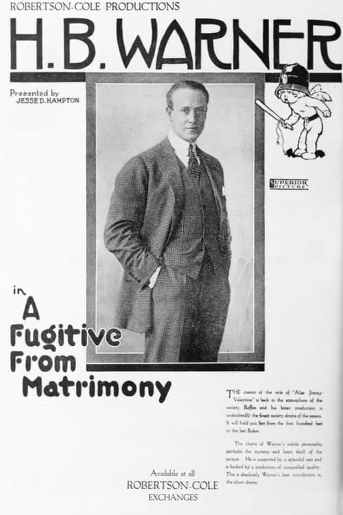 Постер: A Fugitive from Matrimony