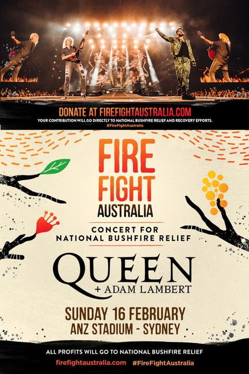 Постер: Queen + Adam Lambert: Fire Fight Australia