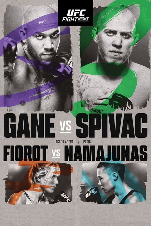 Постер: UFC Fight Night 226: Gane vs. Spivak