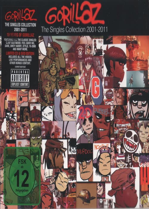 Постер: Gorillaz - Single Collection 2001-2011