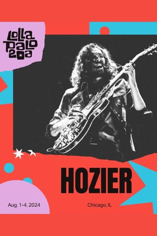 Постер: Hozier - Live at Lollapalooza Chicago 2024