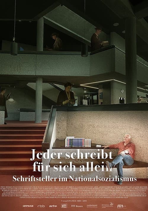 Постер: Jeder schreibt für sich allein