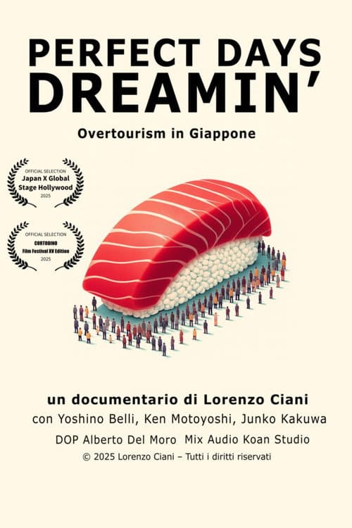 Постер: Perfect Days Dreamin' - Overtourism in Giappone
