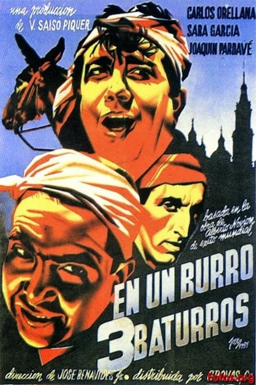 Постер: En un burro tres baturros
