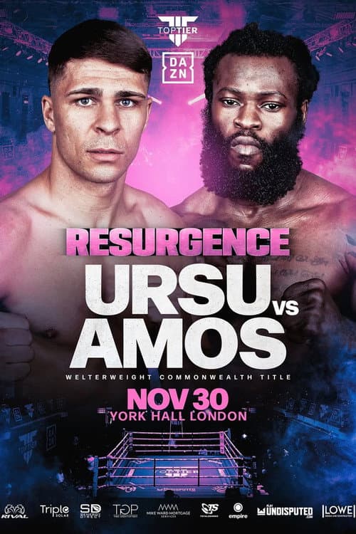 Постер: Constantin Ursu vs. Ryan Amos