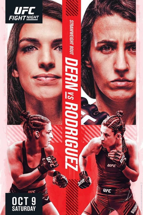 Постер: UFC Fight Night 194: Dern vs. Rodriguez