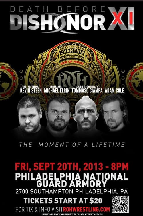 Постер: ROH: Death Before Dishonor XI