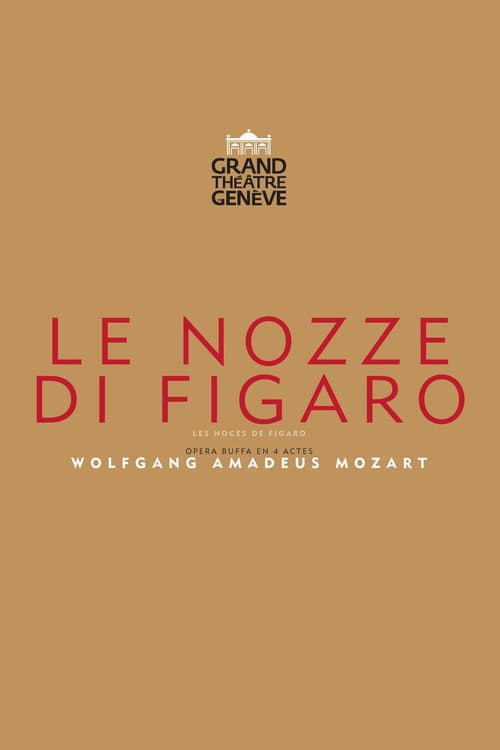 Постер: Le Nozze di Figaro — Grand Théâtre de Genève
