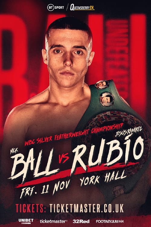Постер: Nick Ball vs. Jesus Ramirez Rubio
