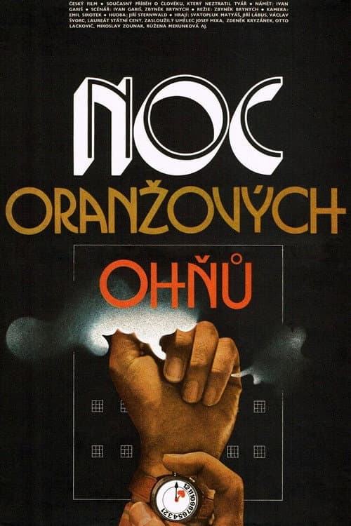 Постер: Noc oranžových ohňů