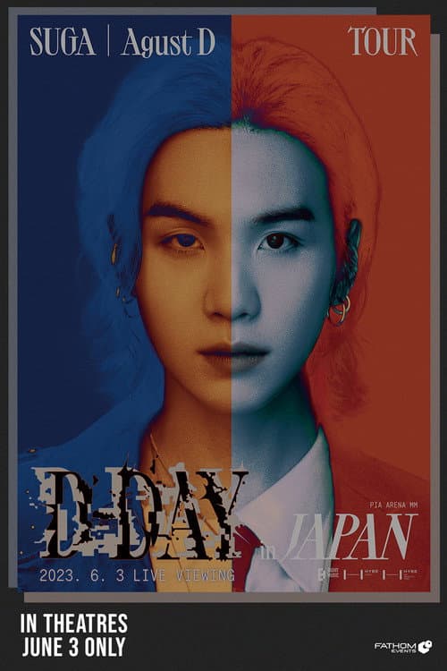 Постер: SUGA - Agust D TOUR [D-DAY] in Japan