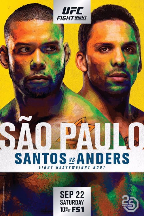 Постер: UFC Fight Night 137: Santos vs. Anders
