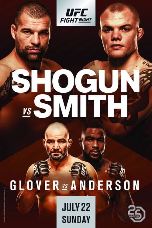 Постер: UFC Fight Night 134: Shogun vs. Smith