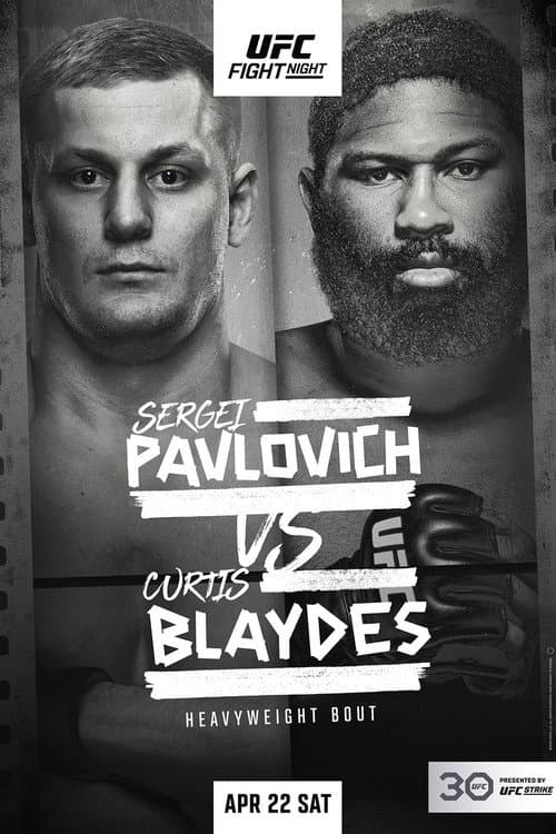 Постер: UFC Fight Night 222: Pavlovich vs. Blaydes