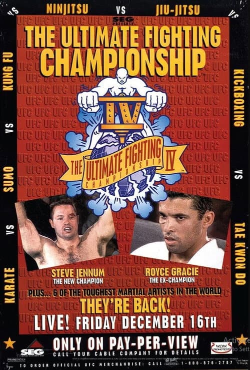 Постер: UFC 4: Revenge of the Warriors